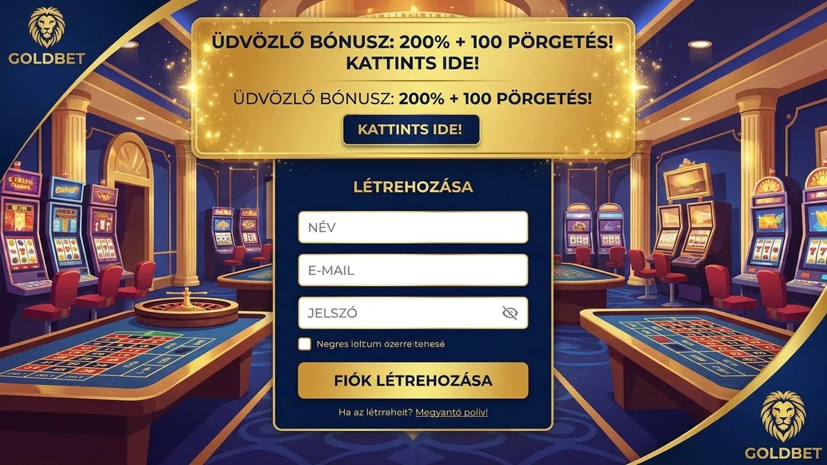 Regisztráció bónusszal